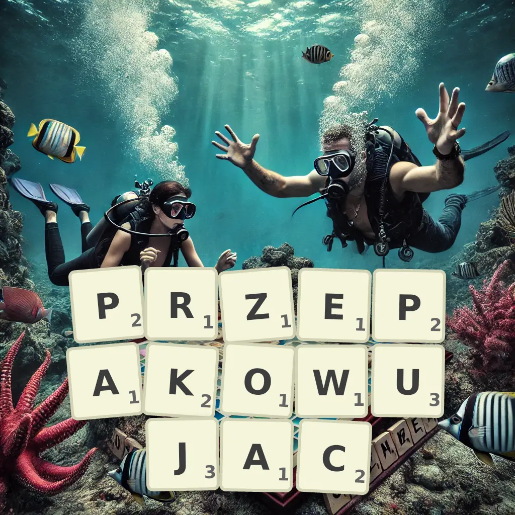 Słowa z liter PRZEPAKOWUJĄC