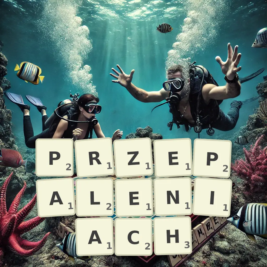 Słowa z liter PRZEPALENIACH