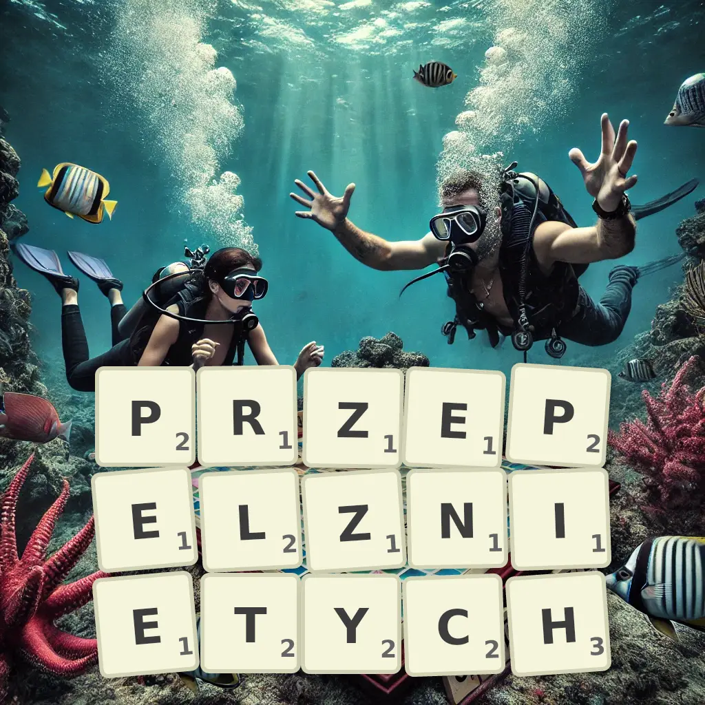 Słowa z liter PRZEPEŁŹNIĘTYCH
