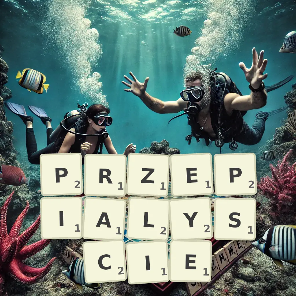 Słowa z liter PRZEPIAŁYŚCIE