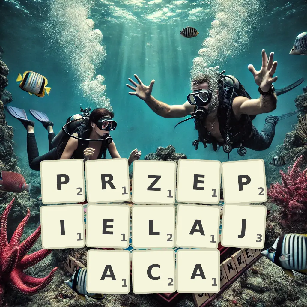 Słowa z liter PRZEPIELAJĄCĄ