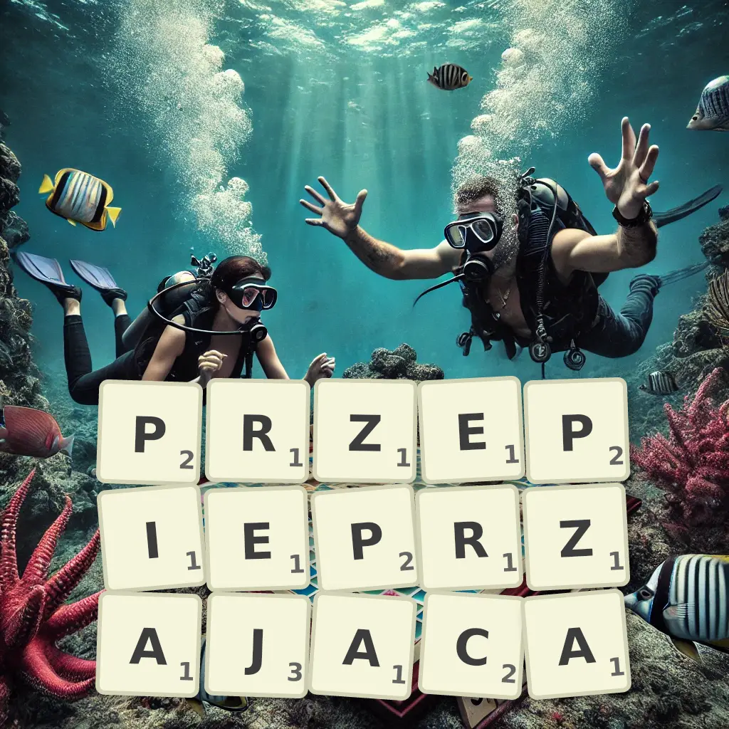 Słowa z liter PRZEPIEPRZAJĄCĄ