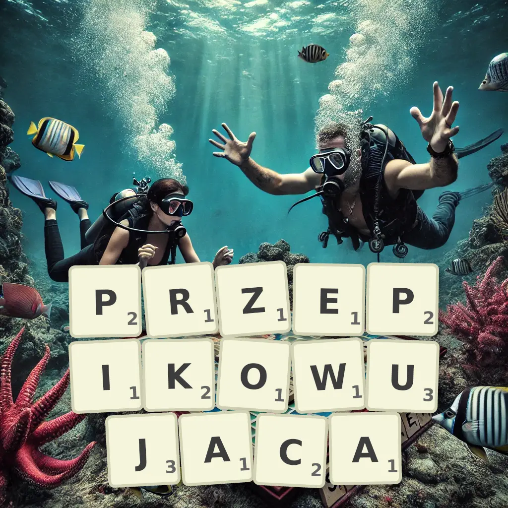 Słowa z liter PRZEPIKOWUJĄCĄ