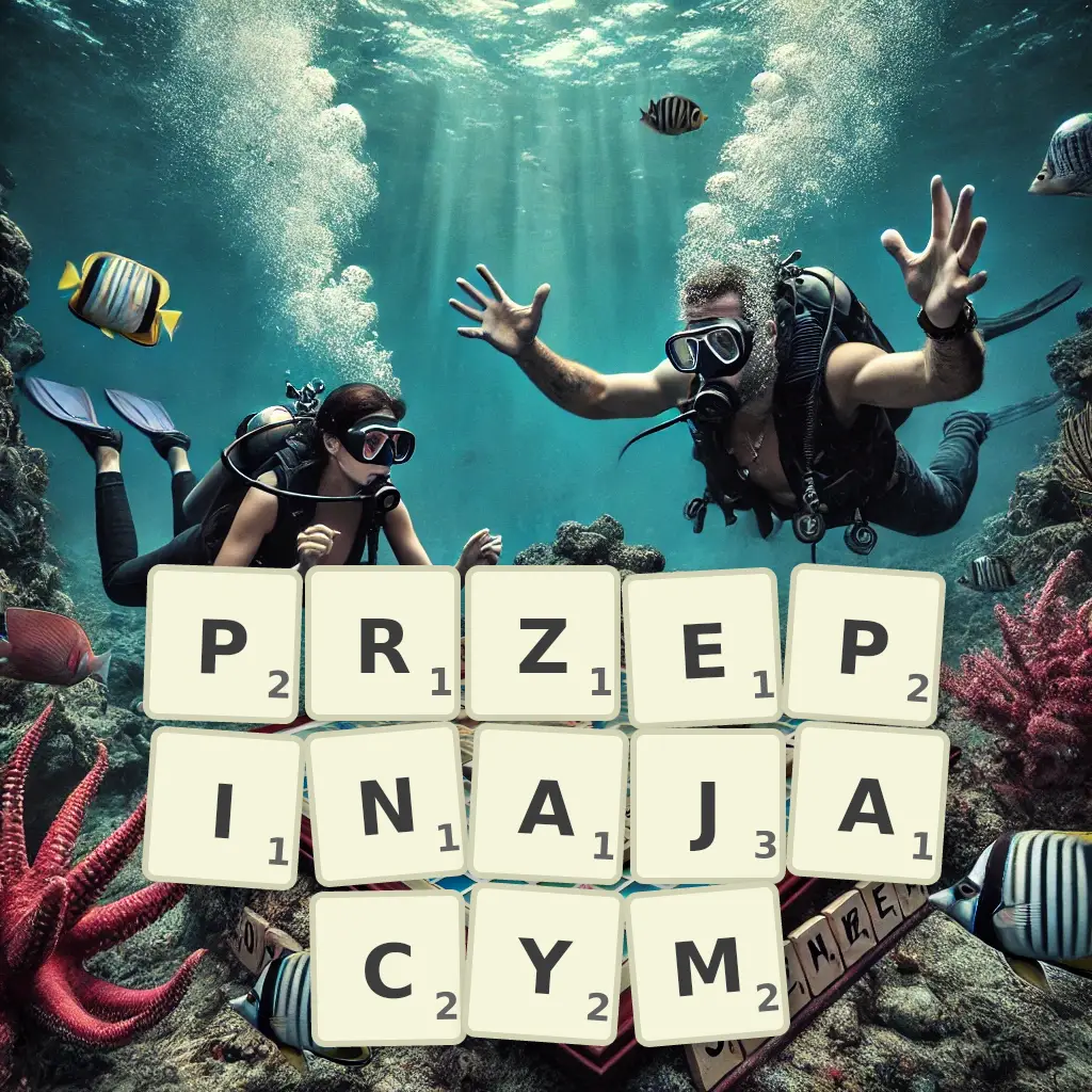 Słowa z liter PRZEPINAJĄCYM