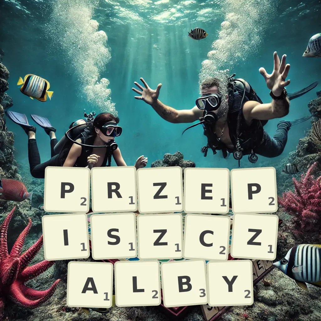 Słowa z liter PRZEPISZCZAŁBY