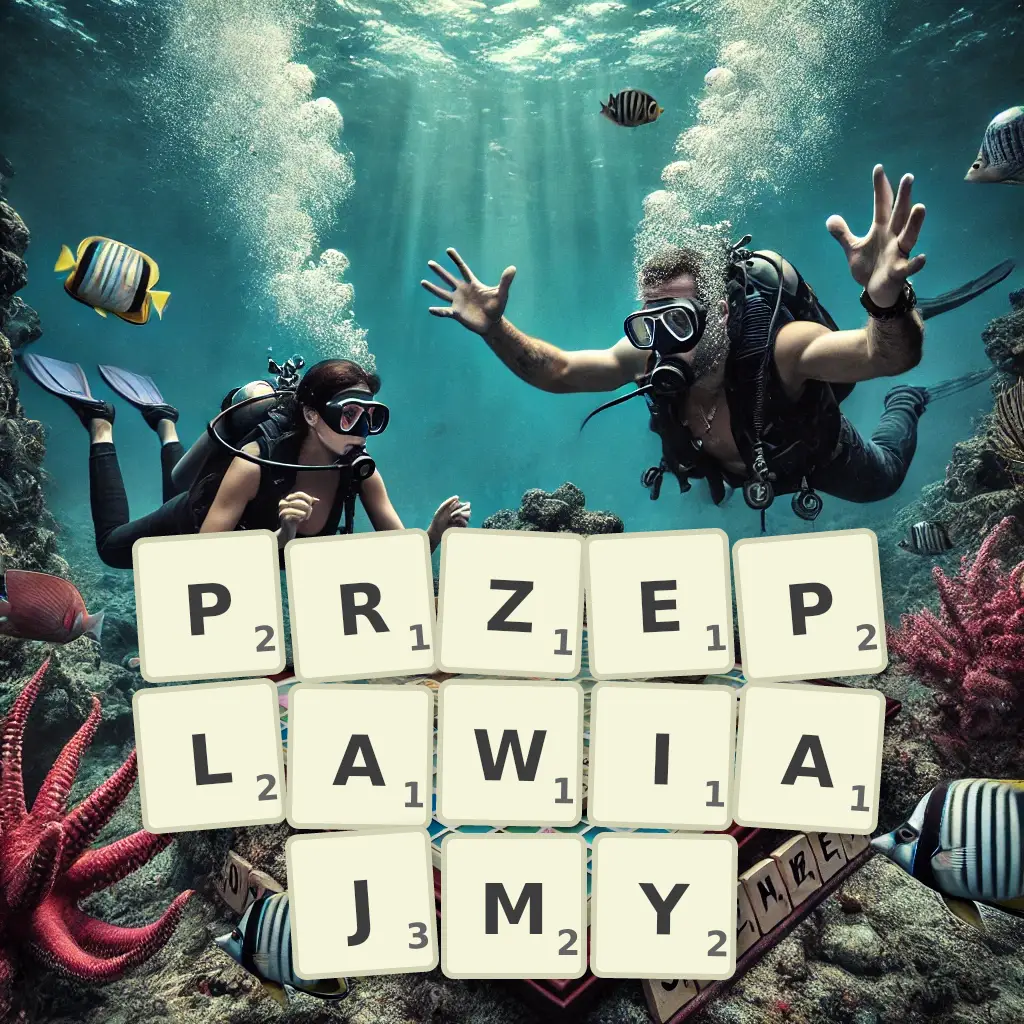 Słowa z liter PRZEPŁAWIAJMY