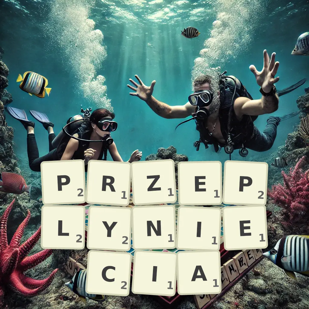 Słowa z liter PRZEPŁYNIĘCIA