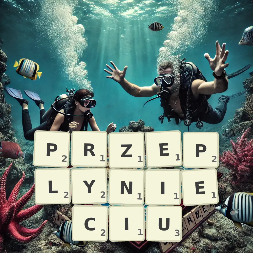 Słowa z liter PRZEPŁYNIĘCIU
