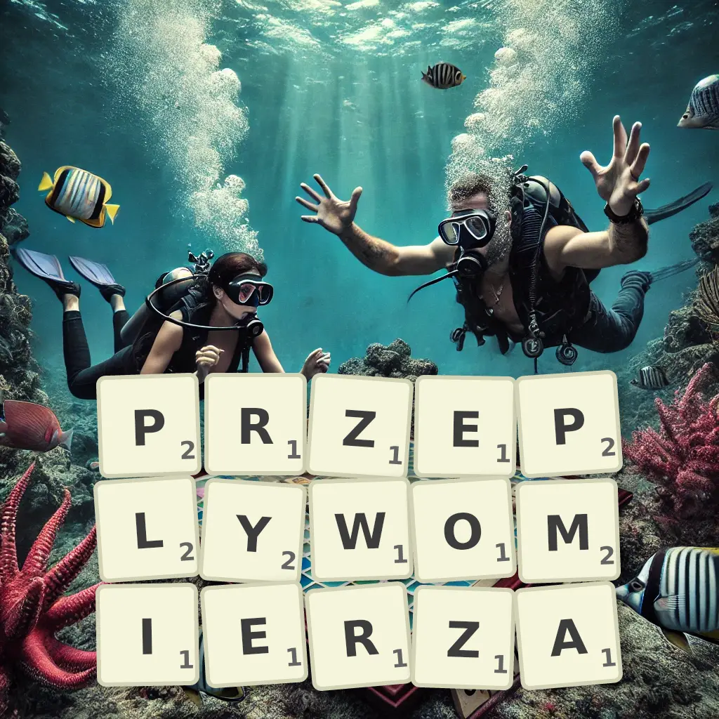 Słowa z liter PRZEPŁYWOMIERZA