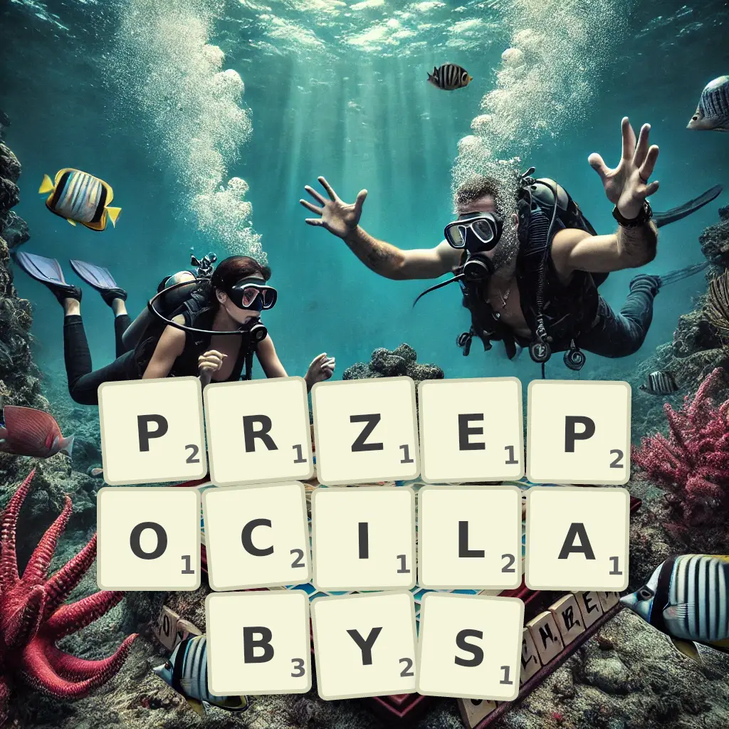 Słowa z liter PRZEPOCIŁABYŚ