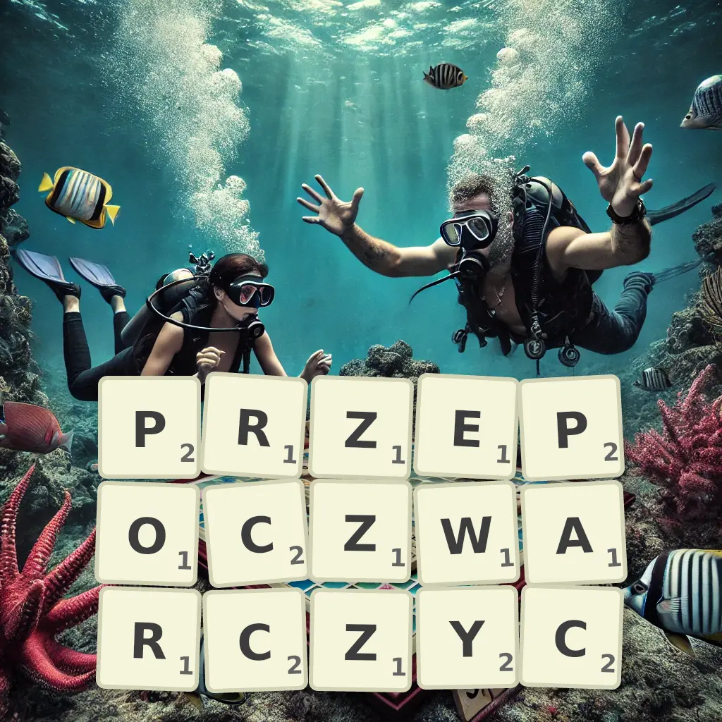 Słowa z liter PRZEPOCZWARCZYĆ