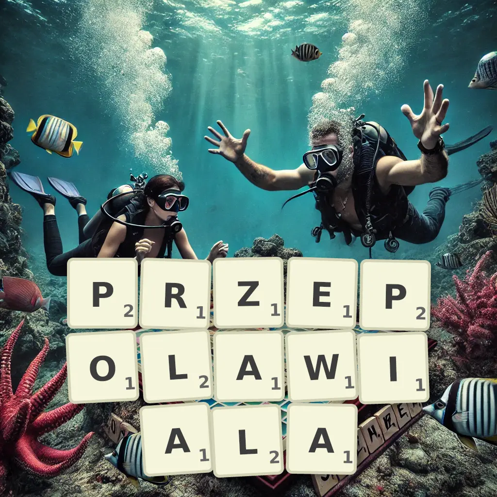 Słowa z liter PRZEPOŁAWIAŁA