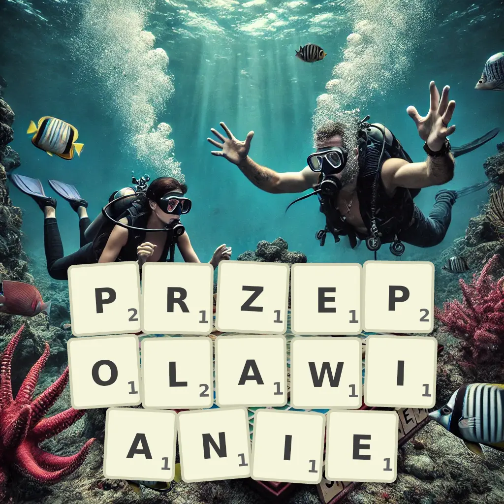 Słowa z liter PRZEPOŁAWIANIE