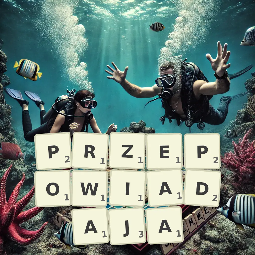Słowa z liter PRZEPOWIADAJĄ