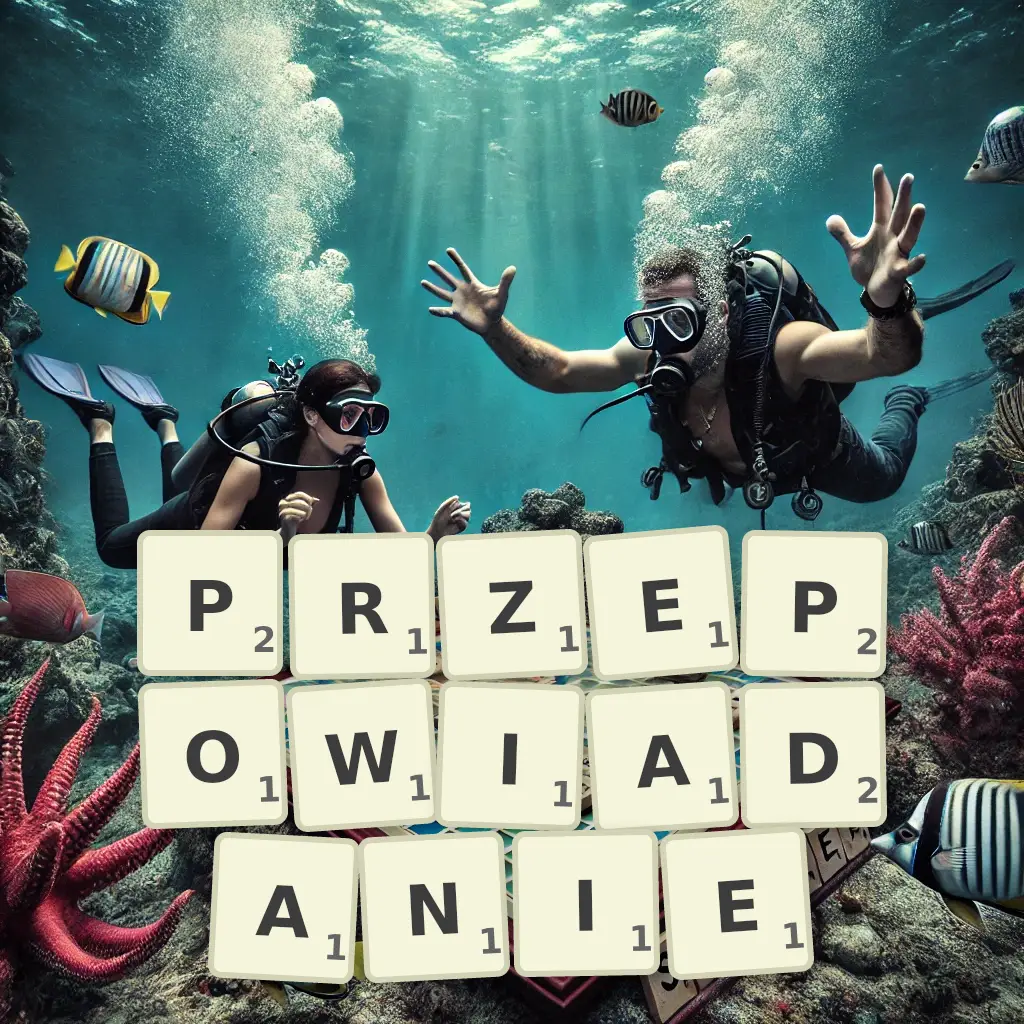 Słowa z liter PRZEPOWIADANIE