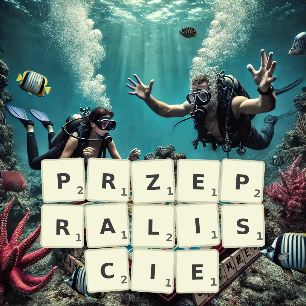Słowa z liter PRZEPRALIŚCIE
