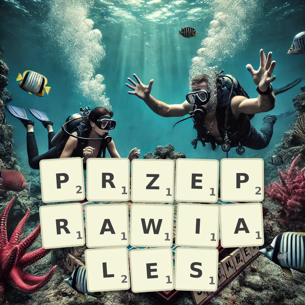 Słowa z liter PRZEPRAWIAŁEŚ