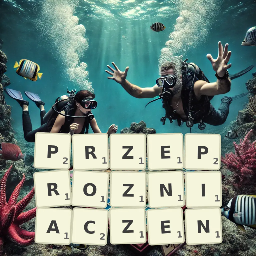 Słowa z liter PRZEPRÓŻNIACZEŃ