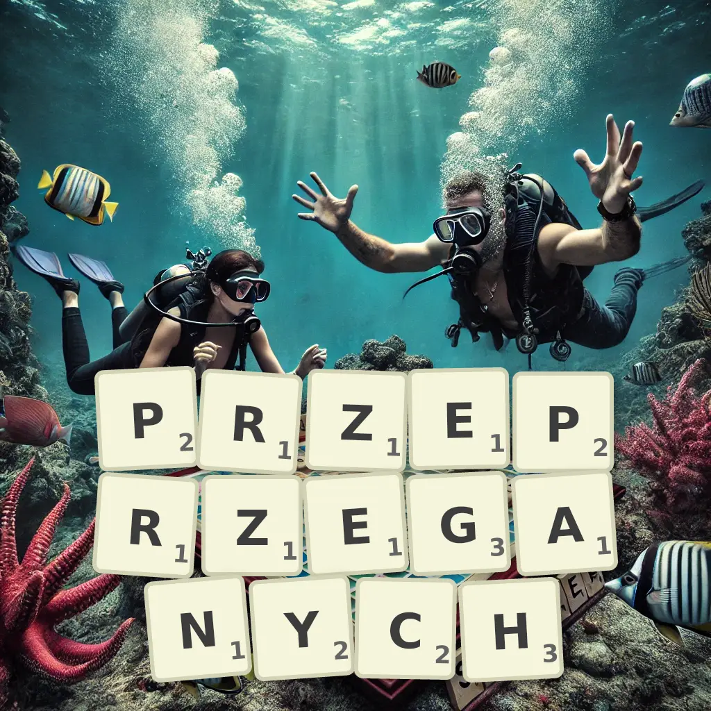 Słowa z liter PRZEPRZĘGANYCH