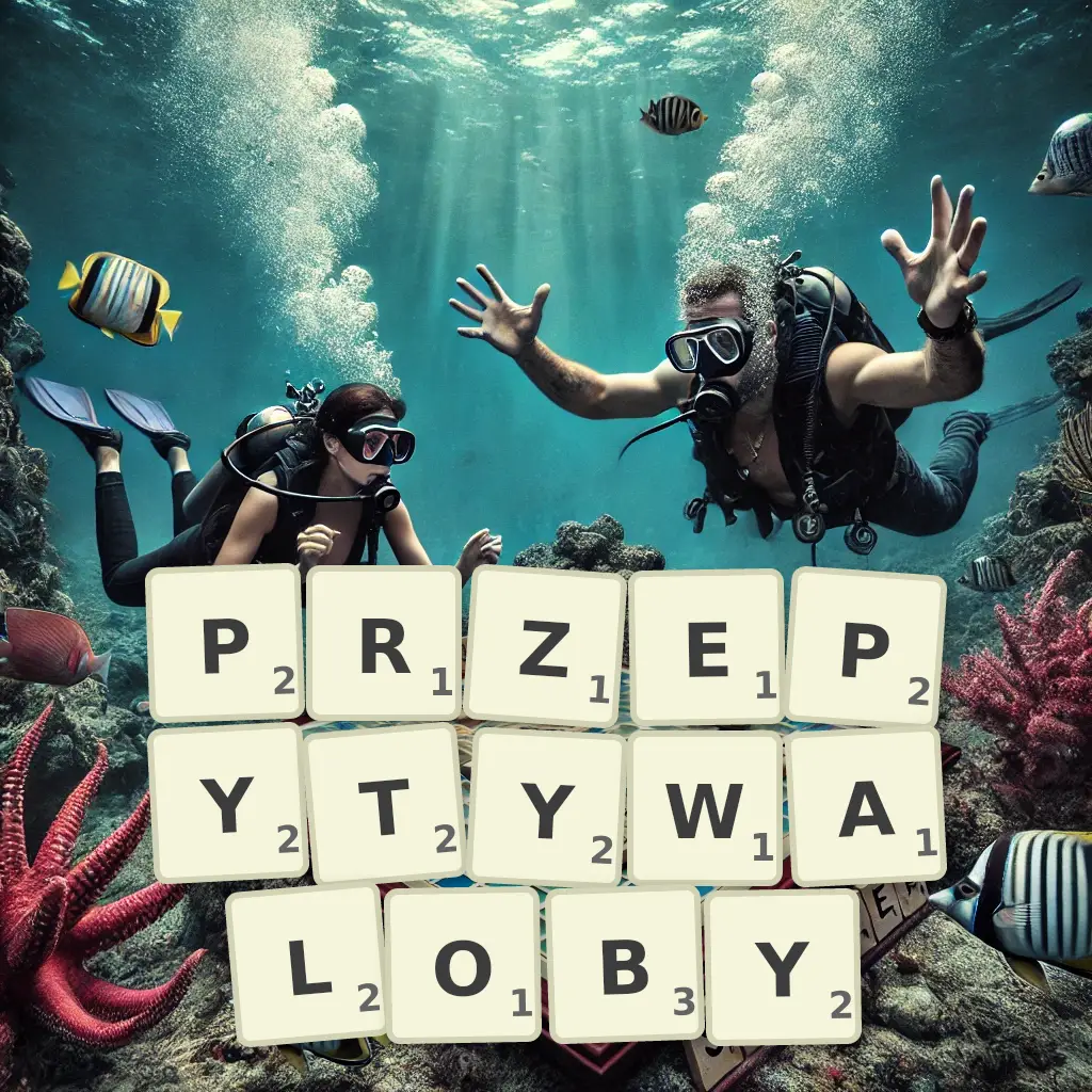 Słowa z liter PRZEPYTYWAŁOBY