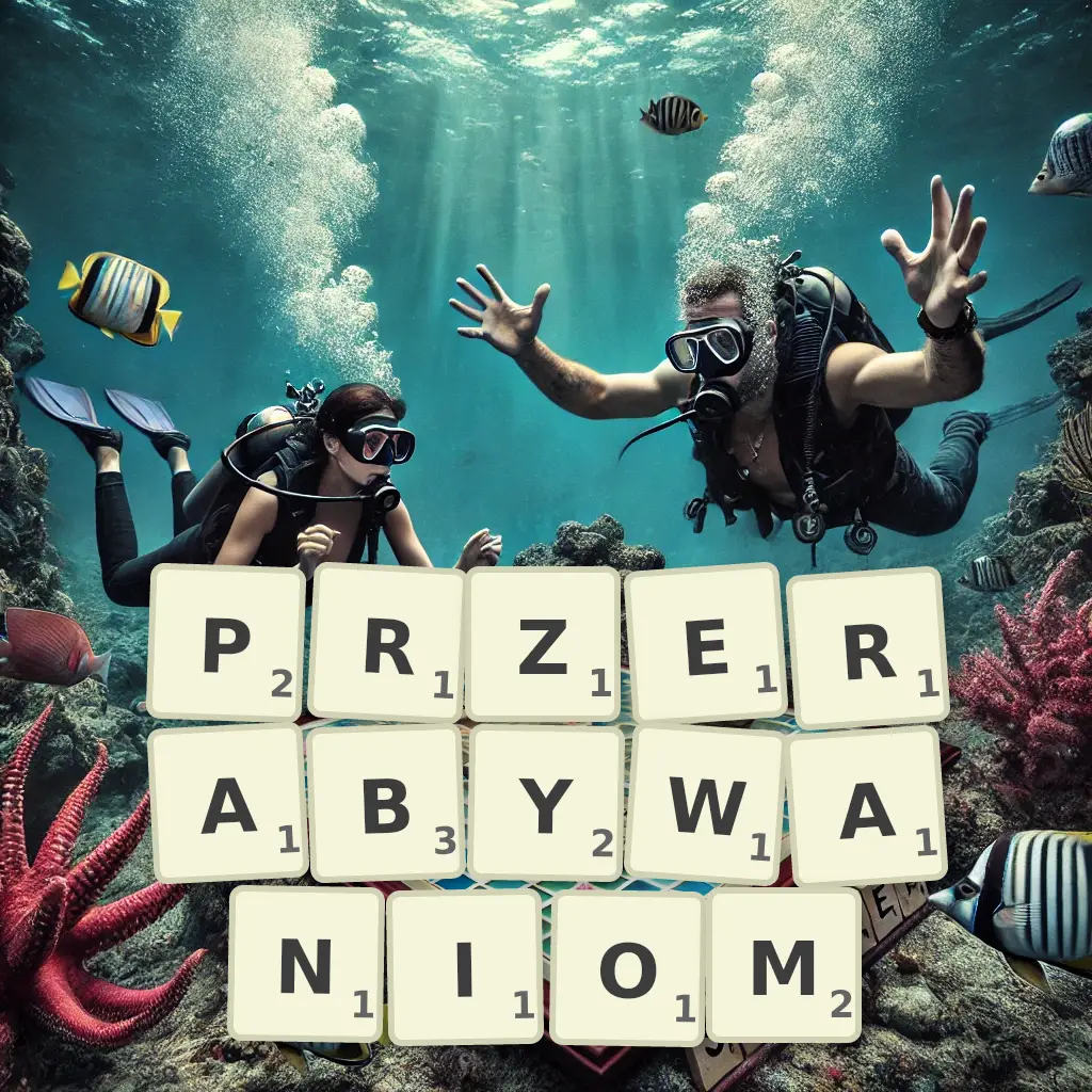 Słowa z liter PRZERĄBYWANIOM