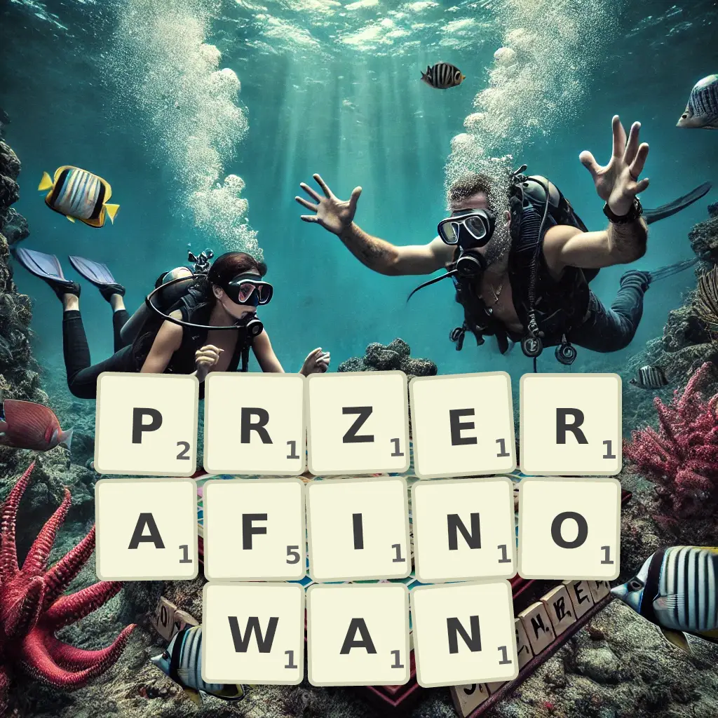 Słowa z liter PRZERAFINOWAŃ