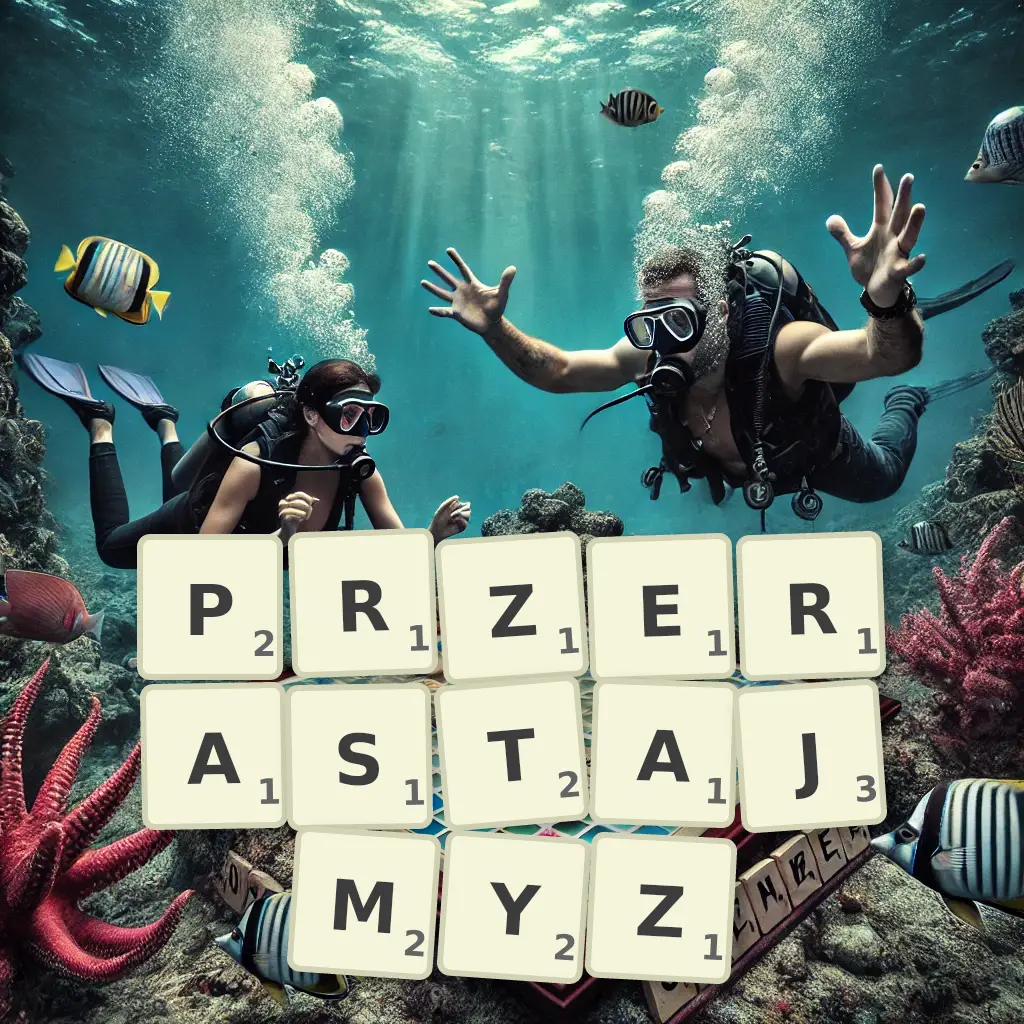 Słowa z liter PRZERASTAJMYŻ
