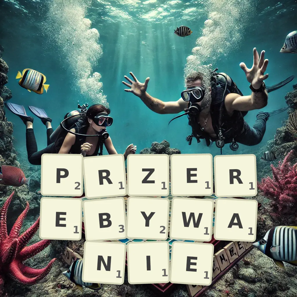 Słowa z liter PRZERĘBYWANIE