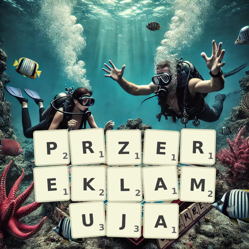 Słowa z liter PRZEREKLAMUJĄ
