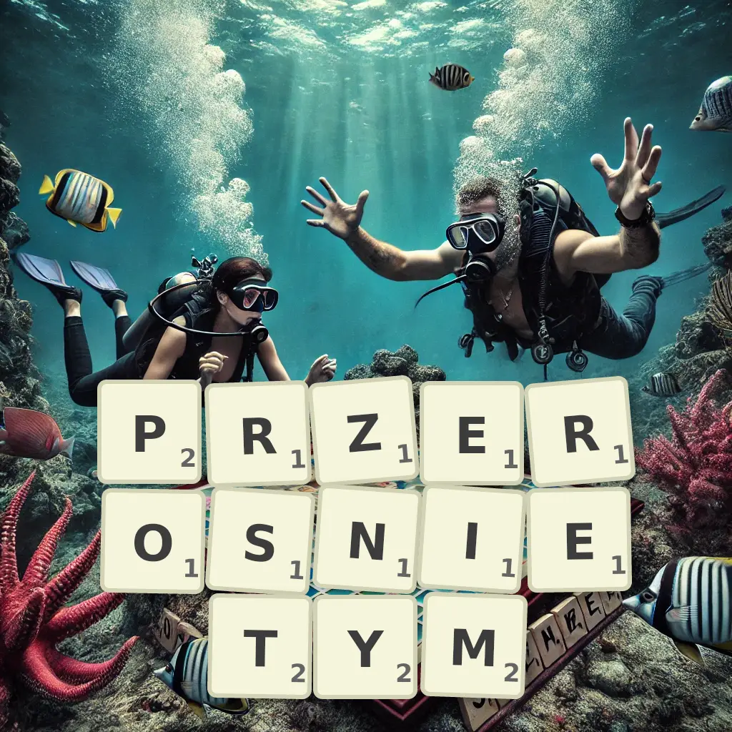 Słowa z liter PRZEROŚNIĘTYM