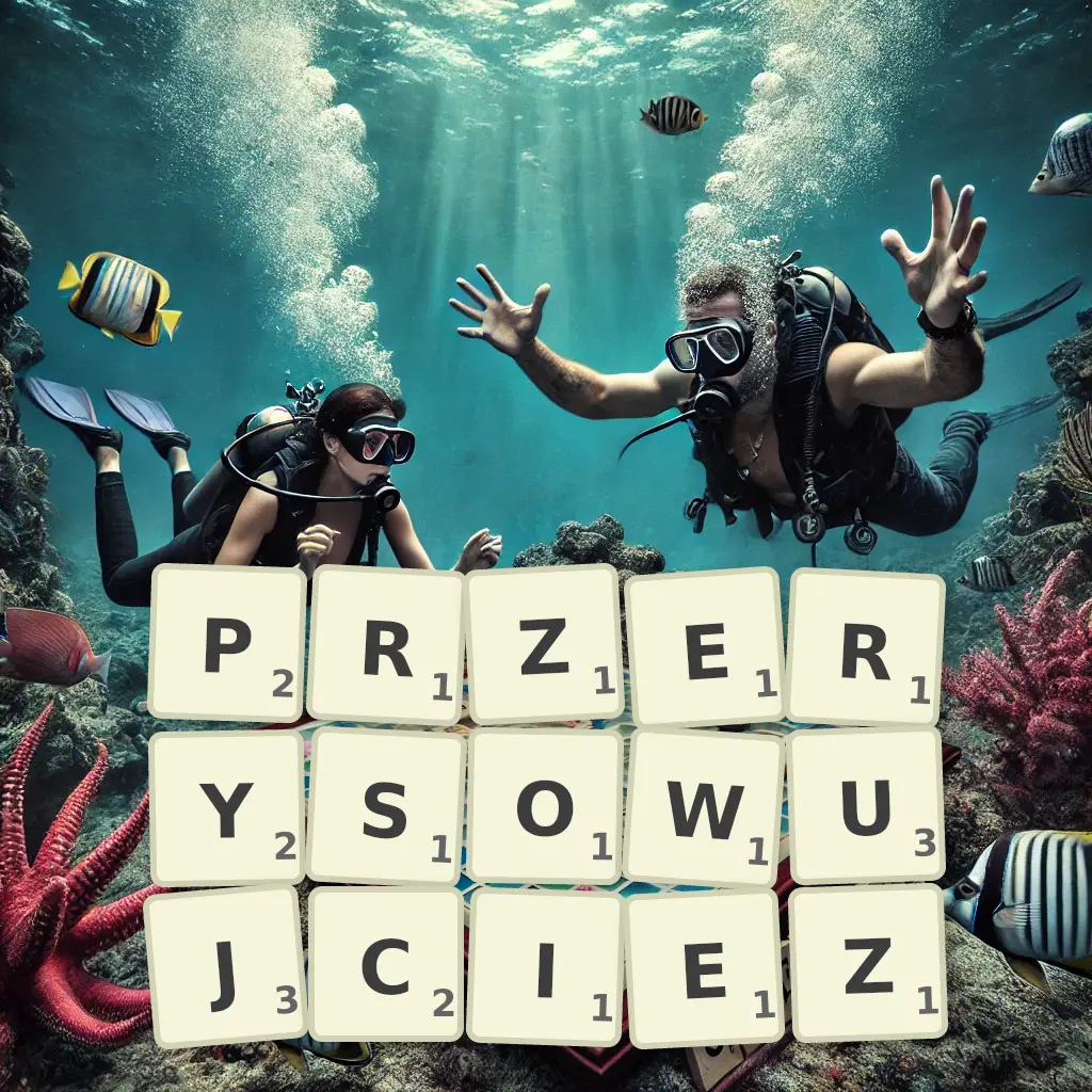 Słowa z liter PRZERYSOWUJCIEŻ