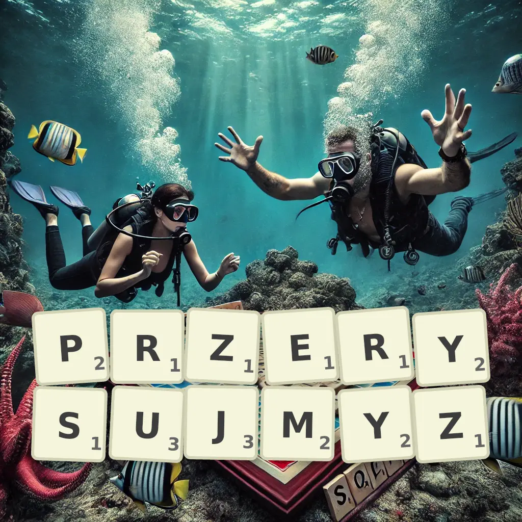 Słowa z liter PRZERYSUJMYŻ