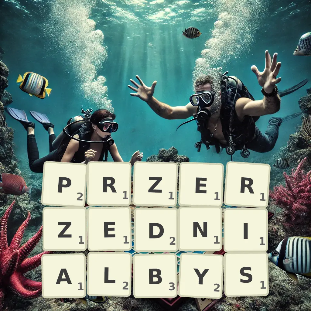 Słowa z liter PRZERZEDNIAŁBYŚ