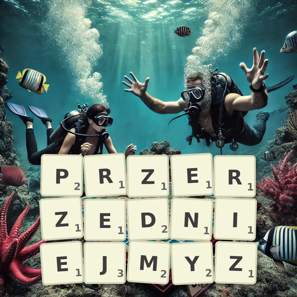 Słowa z liter PRZERZEDNIEJMYŻ