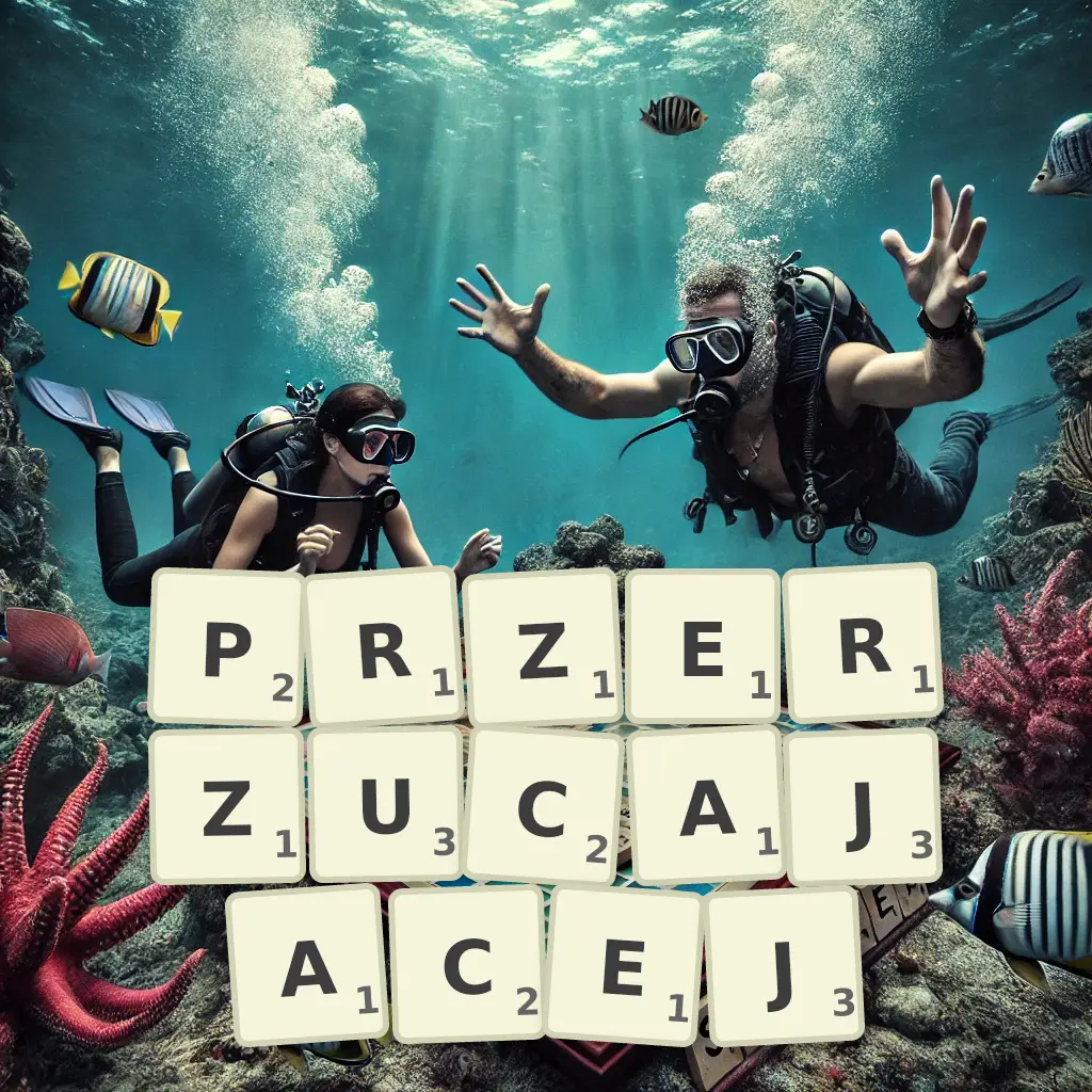 Lista słów z liter PRZERZUCAJĄCEJ Słowa z liter PRZERZUCAJĄCEJ