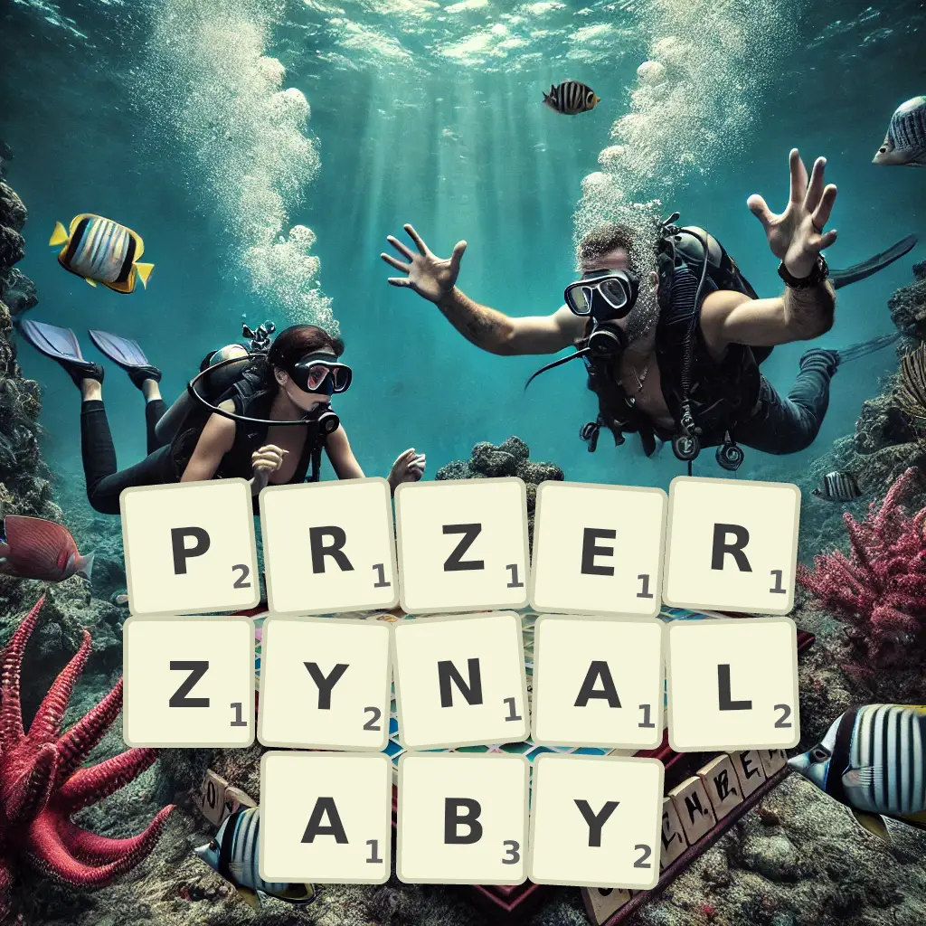 Słowa z liter PRZERZYNAŁABY