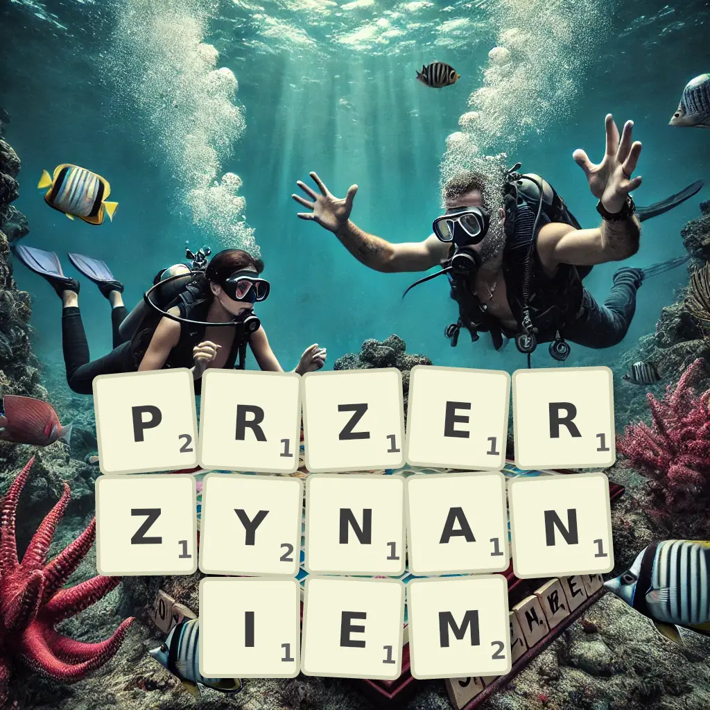 Słowa z liter PRZERZYNANIEM