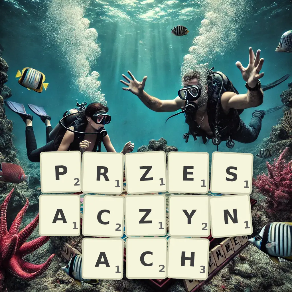 Słowa z liter PRZESĄCZYNACH