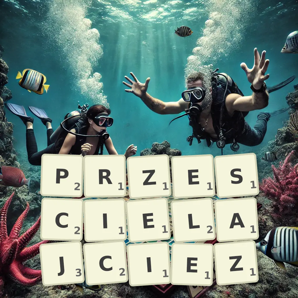 Słowa z liter PRZEŚCIEŁAJCIEŻ