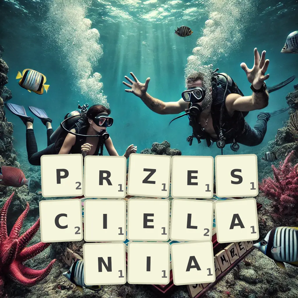 Słowa z liter PRZEŚCIELANIA