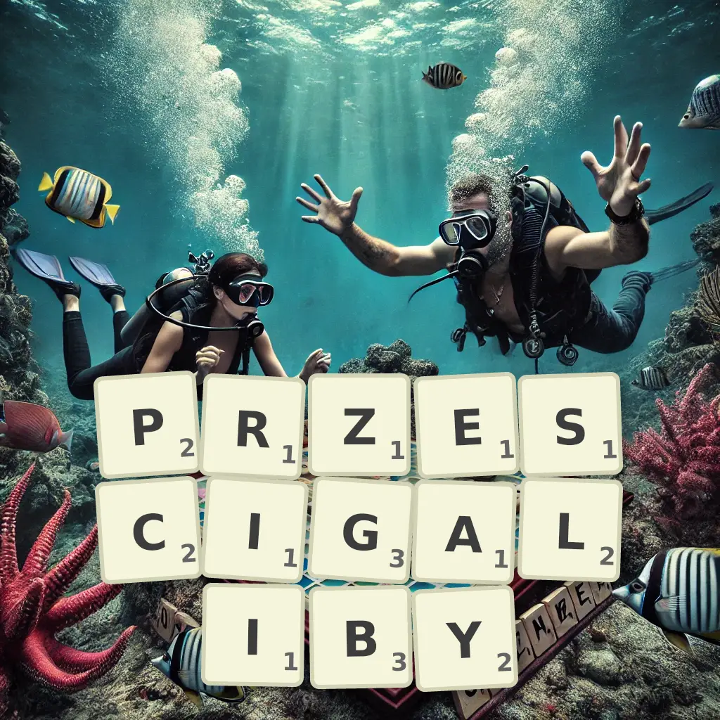 Słowa z liter PRZEŚCIGALIBY