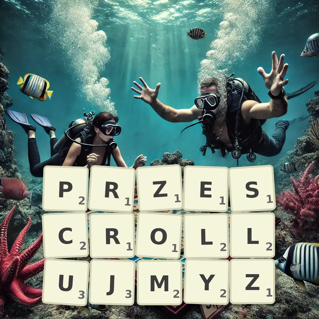 Słowa z liter PRZESCROLLUJMYŻ