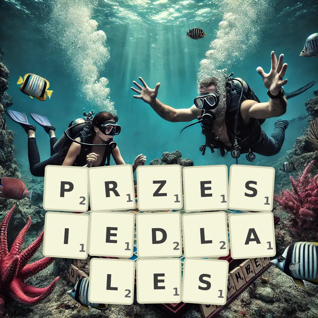 Słowa z liter PRZESIEDLAŁEŚ
