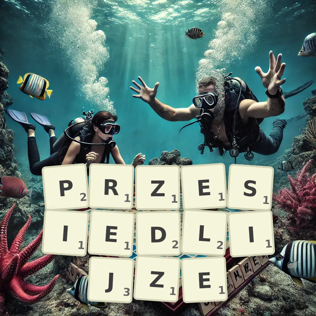 Słowa z liter PRZESIEDLIJŻE