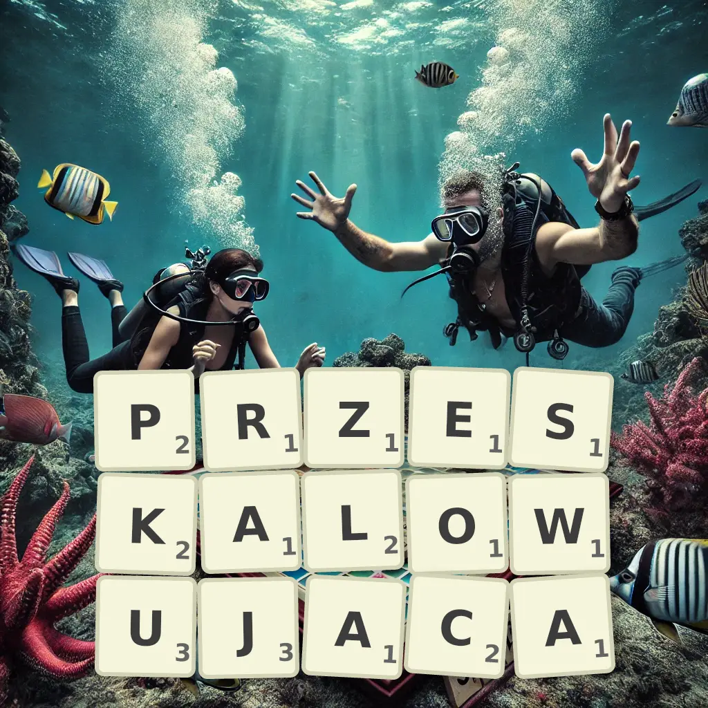 Słowa z liter PRZESKALOWUJĄCĄ