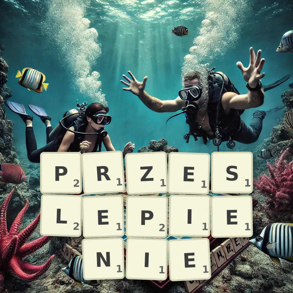 Słowa z liter PRZEŚLEPIENIE
