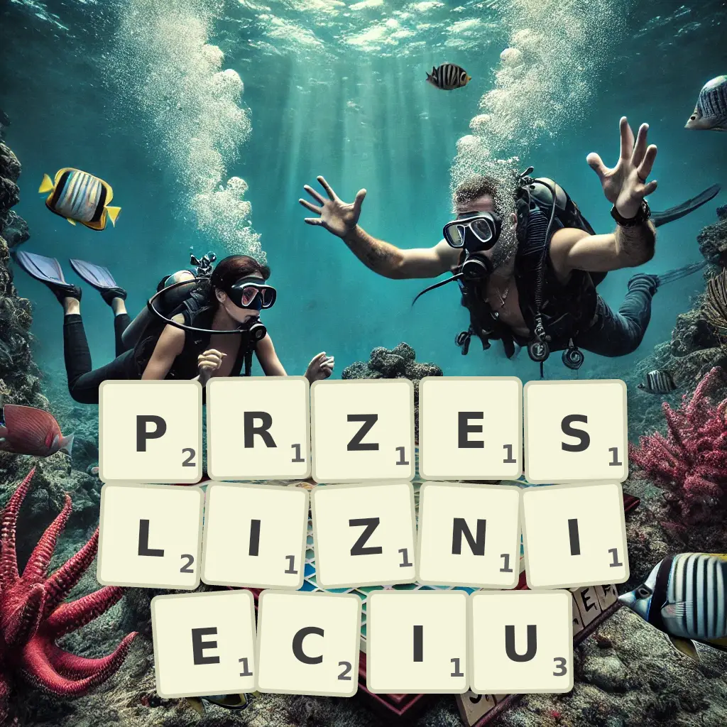 Słowa z liter PRZEŚLIŹNIĘCIU