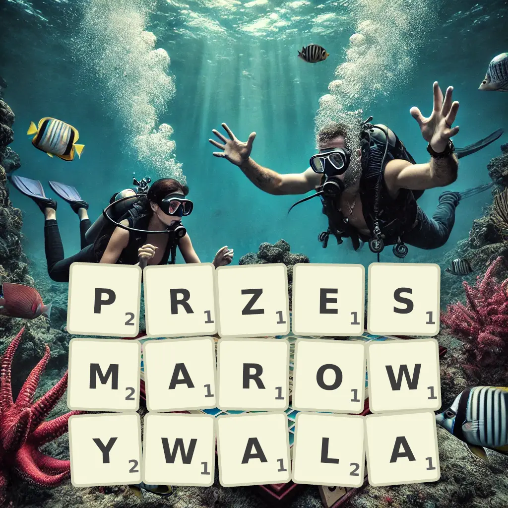 Słowa z liter PRZESMAROWYWAŁA