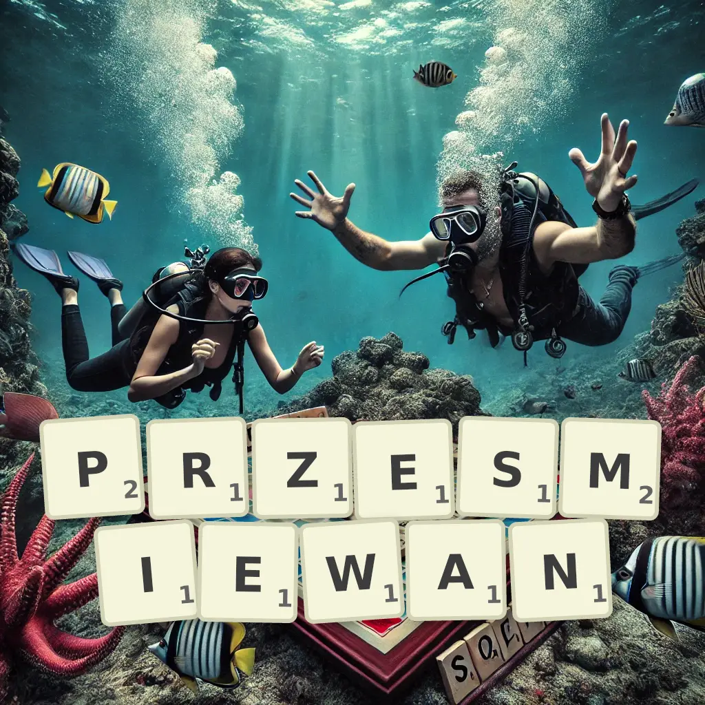 Słowa z liter PRZEŚMIEWAŃ