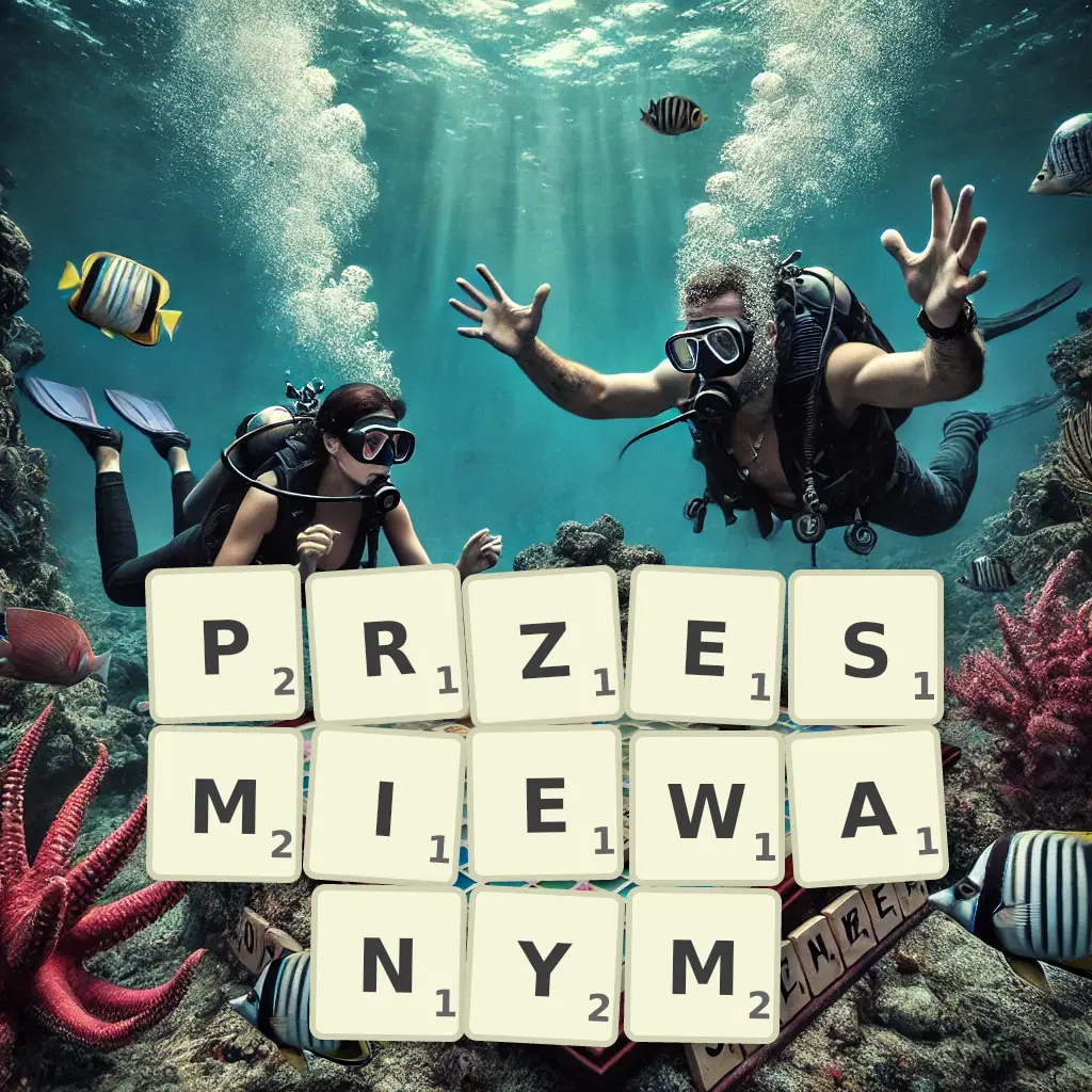 Słowa z liter PRZEŚMIEWANYM